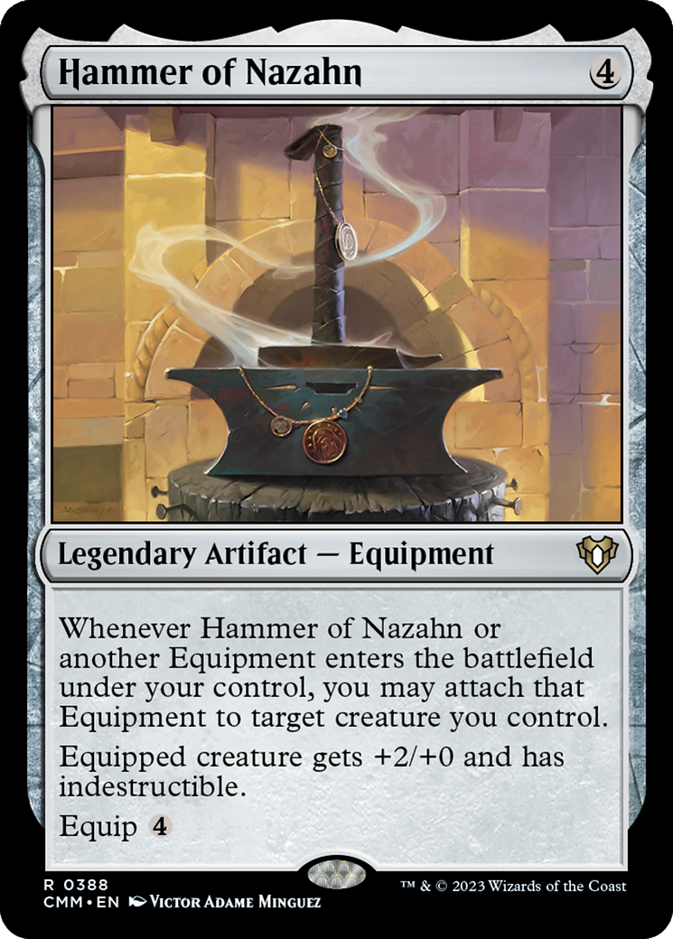 Hammer of Nazahn (388) Foil - Commander Masters