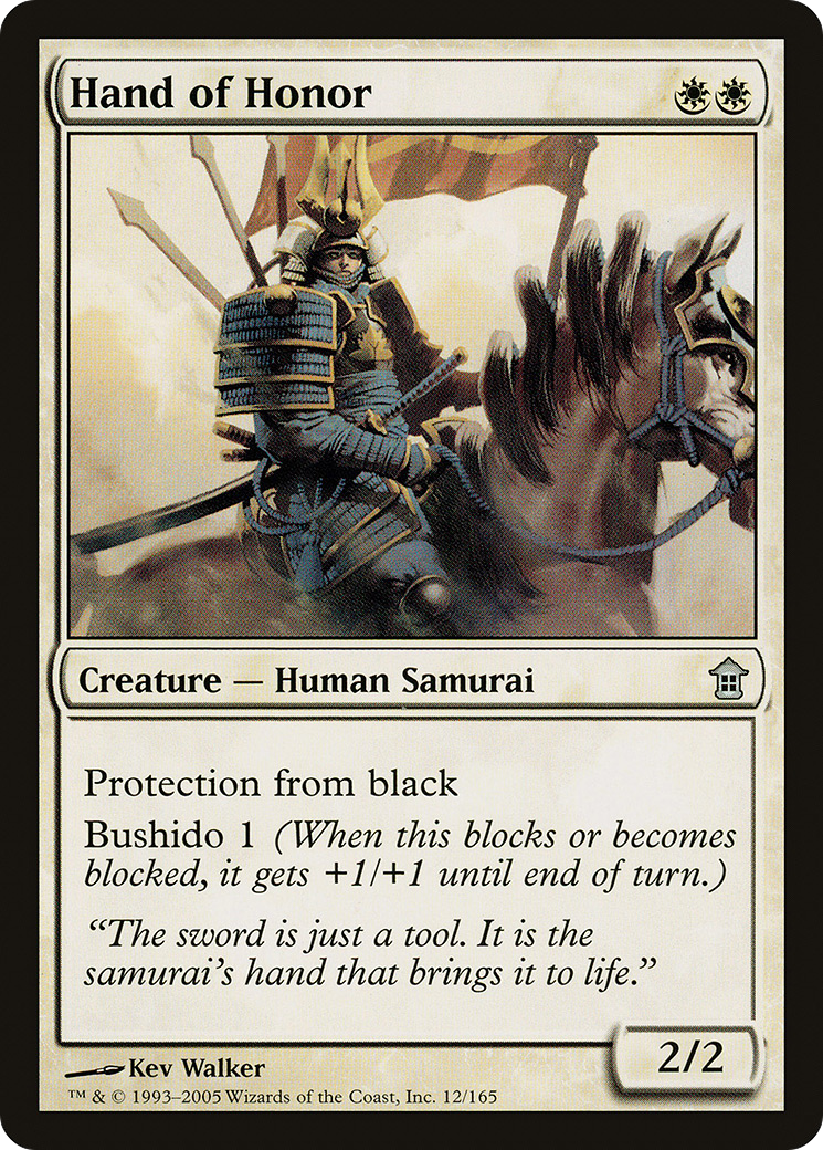 Hand of Honor (012) Foil - Saviors of Kamigawa