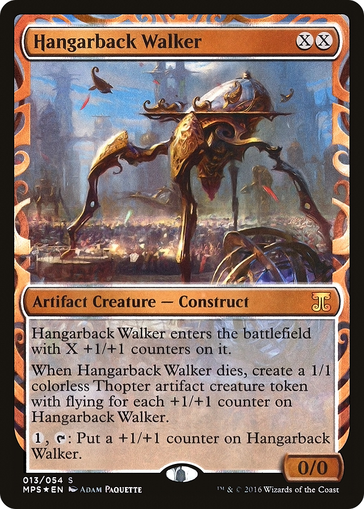 Hangarback Walker (013) Foil - Kaladesh Inventions