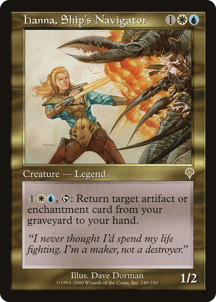 Hanna, Ship's Navigator (249) Foil - Invasion