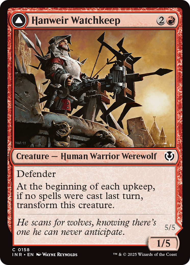 Hanweir Watchkeep // Bane of Hanweir (158) - Innistrad Remastered