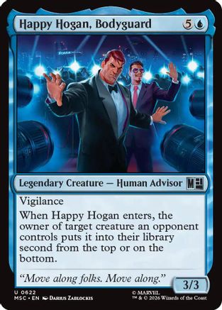 Happy Hogan, Bodyguard (622) - Commander: Marvel Super Heroes