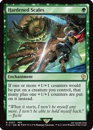 Hardened Scales (307) Surge Foil - Commander: FINAL FANTASY