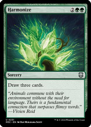 Harmonize (231) Ripple Foil - Commander: Modern Horizons 3