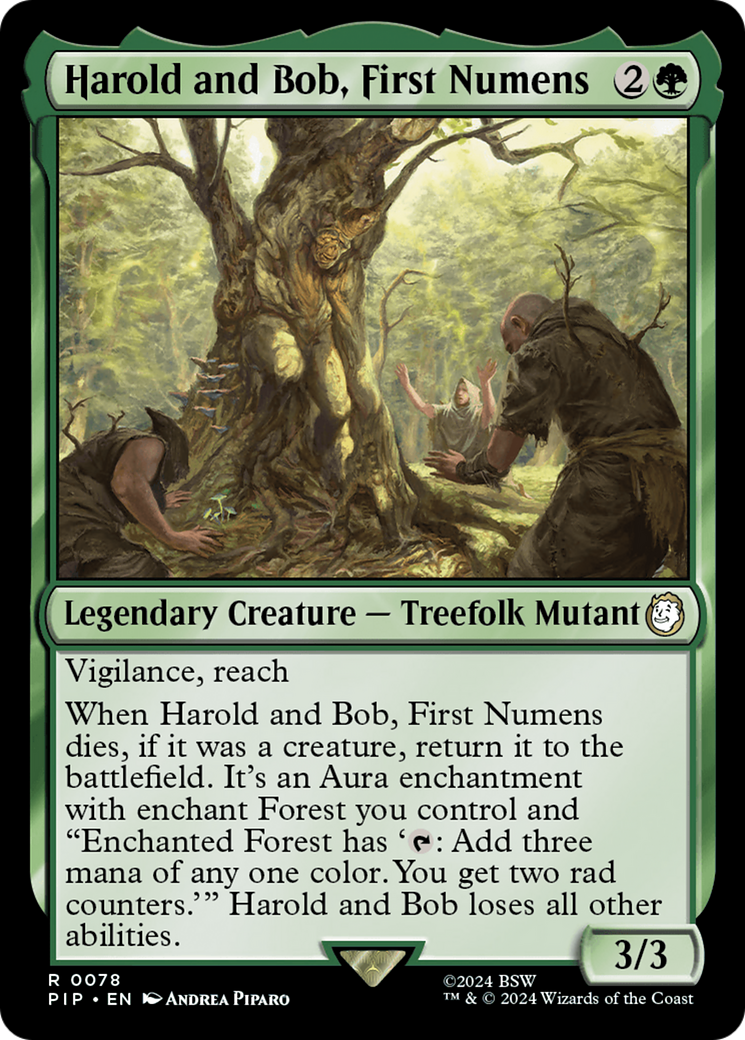 Harold and Bob, First Numens (078) Foil - Fallout