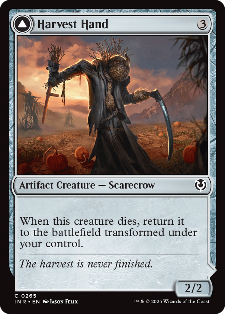 Harvest Hand // Scrounged Scythe (265) Foil - Innistrad Remastered