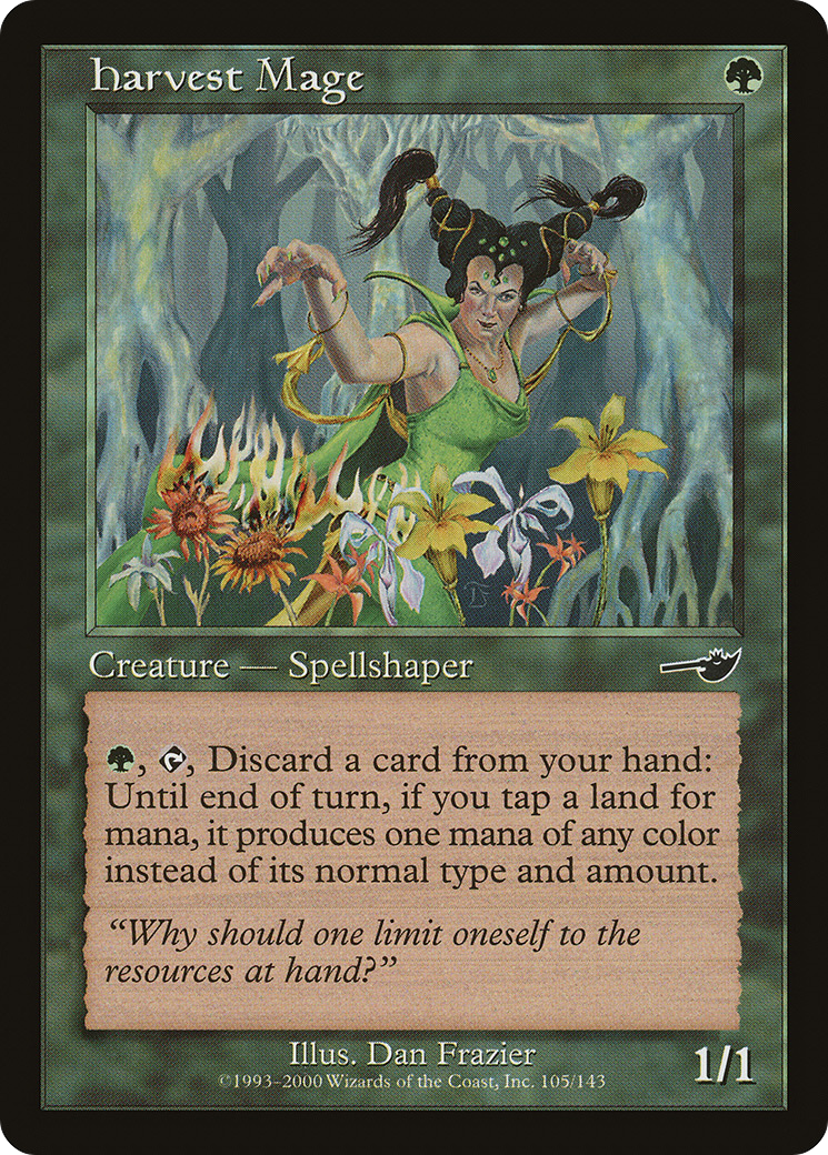 Harvest Mage (105) Foil - Nemesis