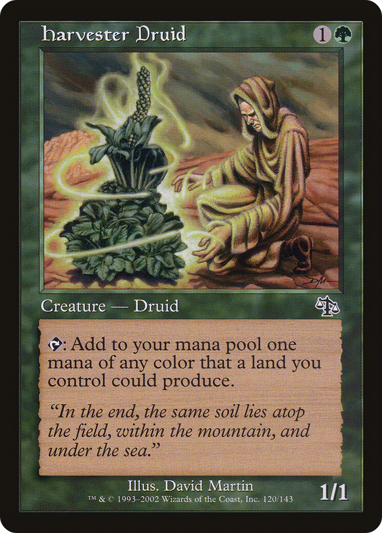 Harvester Druid (120) Foil - Judgment