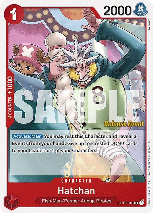 Hatchan (OP12-013) Release Event Cards