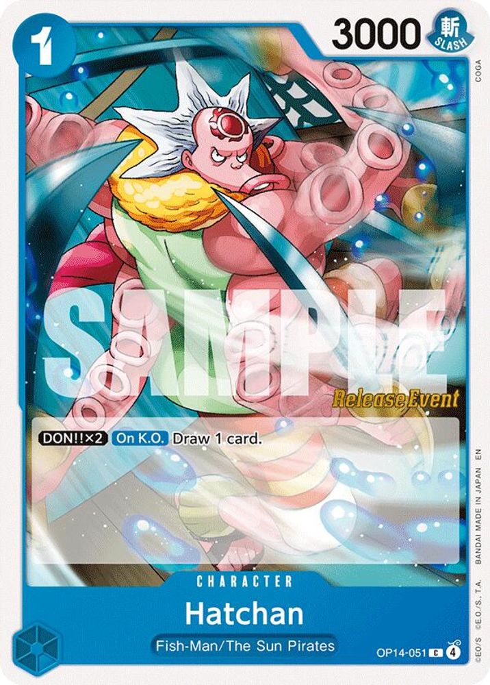 Hatchan (OP14-051) Release Event Cards