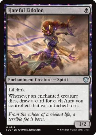 Hateful Eidolon (215) - Commander: Secrets of Strixhaven