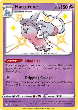 Hatterene (SV056) (Shiny Vault) Holofoil - Shining Fates