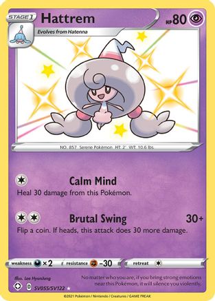 Hattrem (SV055) (Shiny Vault) Holofoil - Shining Fates
