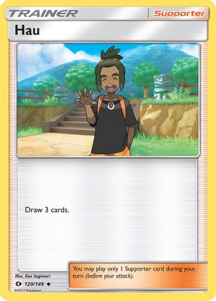 Hau (120) Reverse Holofoil - Sun & Moon