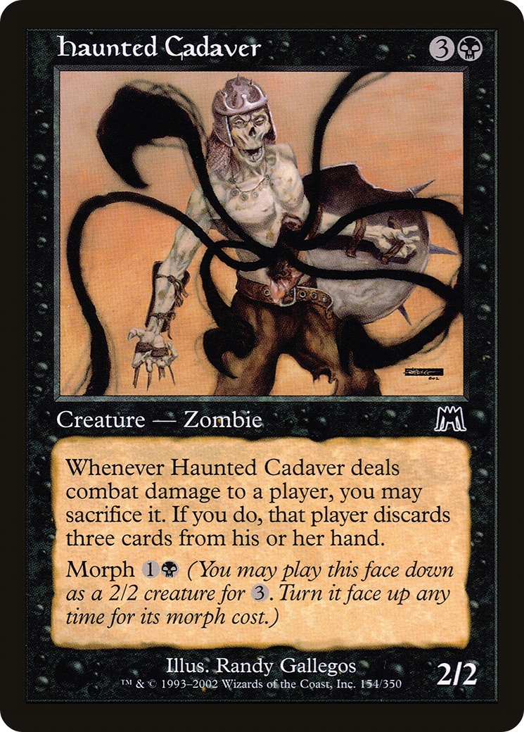 Haunted Cadaver (154) Foil - Onslaught