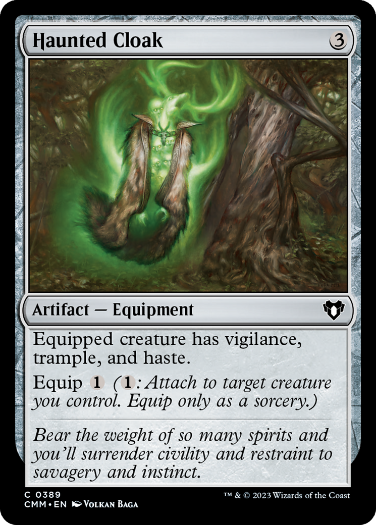 Haunted Cloak (389) - Commander Masters