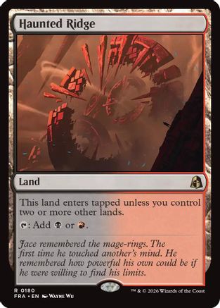 Haunted Ridge (180) Foil - Reality Fracture