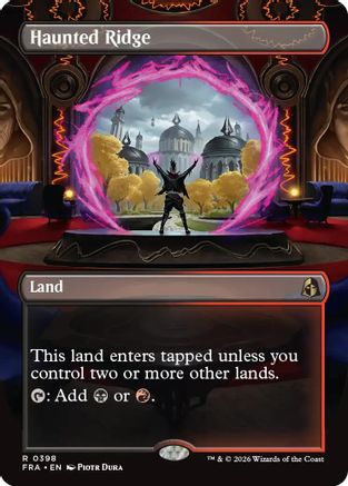 Haunted Ridge (Borderless) (398) Foil - Reality Fracture