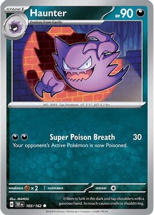 Haunter (103) Reverse Holofoil - Temporal Forces