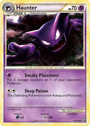 Haunter (35) Reverse Holofoil - Triumphant
