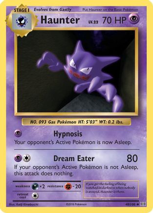 Haunter (48) Reverse Holofoil - Evolutions