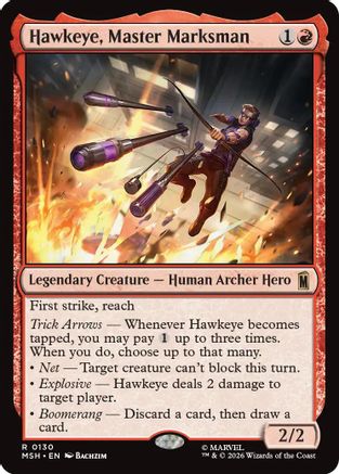 Hawkeye, Master Marksman (130) - Marvel Super Heroes