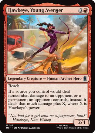Hawkeye, Young Avenger (131) - Marvel Super Heroes