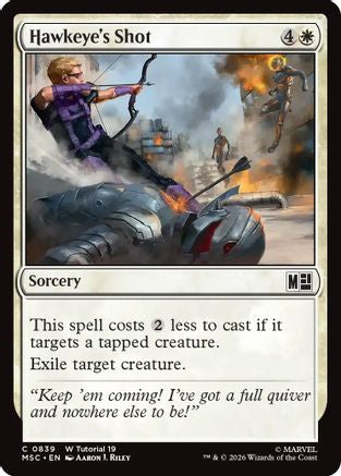 Hawkeye's Shot (839) - Commander: Marvel Super Heroes
