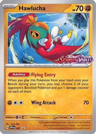 Hawlucha (Prerelease) (7) Holofoil - Black Star Promos