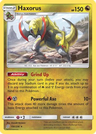 Haxorus (156) Holofoil - Unified Minds