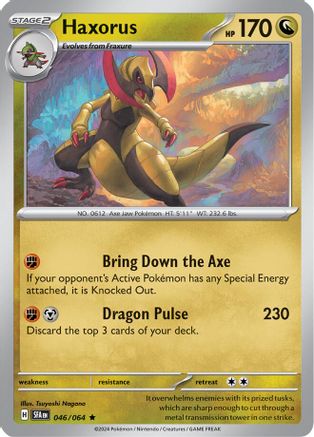 Haxorus (46) Holofoil - Shrouded Fable