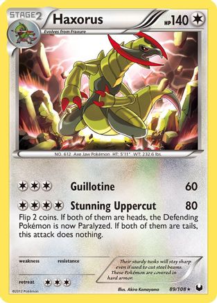 Haxorus (89) Holofoil - Dark Explorers