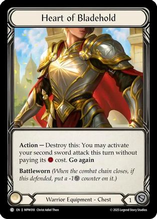 Heart of Bladehold (MPW018) Cold Foil - Mastery Pack Warrior