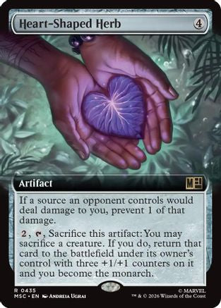 Heart-Shaped Herb (Extended Art) (435) - Commander: Marvel Super Heroes