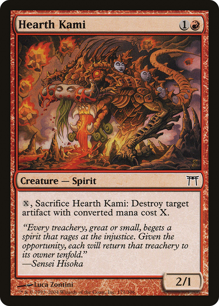 Hearth Kami (171) Foil - Champions of Kamigawa