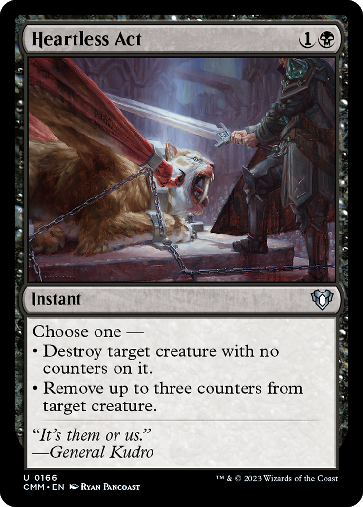 Heartless Act (166) - Commander Masters