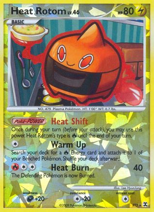 Heat Rotom (RT3) Reverse Holofoil - Rising Rivals