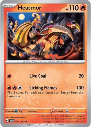 Heatmor (31) Reverse Holofoil - Temporal Forces