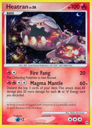 Heatran (3) Holofoil - Arceus