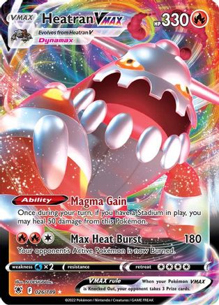 Heatran VMAX (26) Holofoil - Astral Radiance