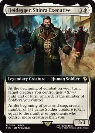 Heidegger, Shinra Executive (Extended Art) (136) - Commander: FINAL FANTASY