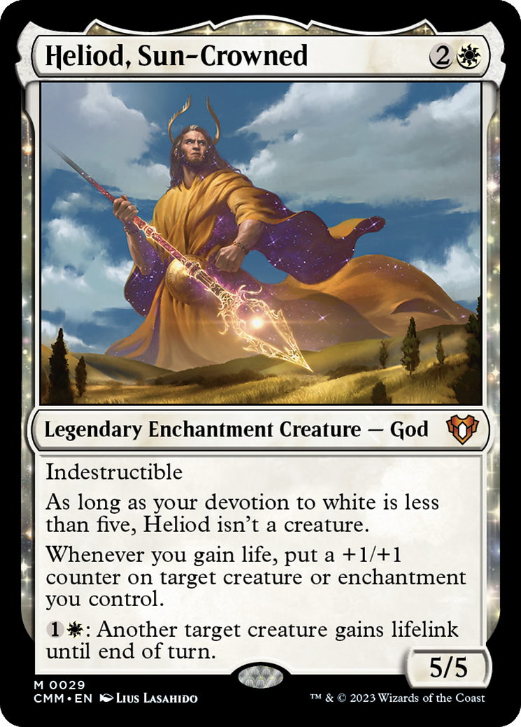 Heliod, Sun-Crowned (029) Foil - Commander Masters