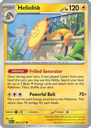 Heliolisk (64) Reverse Holofoil - Ascended Heroes