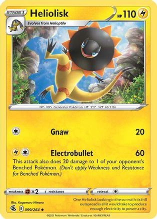 Heliolisk (99) Reverse Holofoil - Fusion Strike