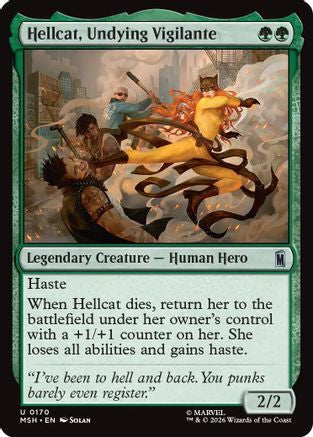 Hellcat, Undying Vigilante (170) Foil - Marvel Super Heroes