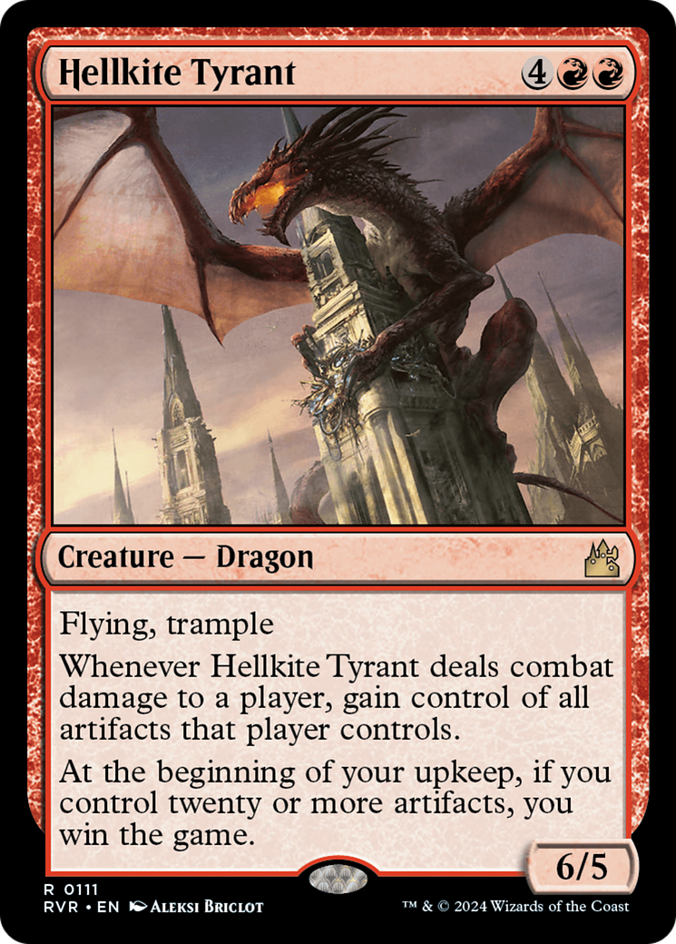 Hellkite Tyrant (111) Foil - Ravnica Remastered