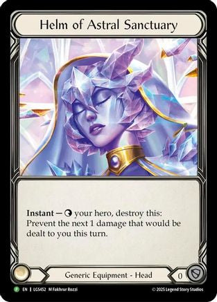 Helm Of Astral Sanctuary (LGS452) Cold Foil - Flesh and Blood: Promo Cards