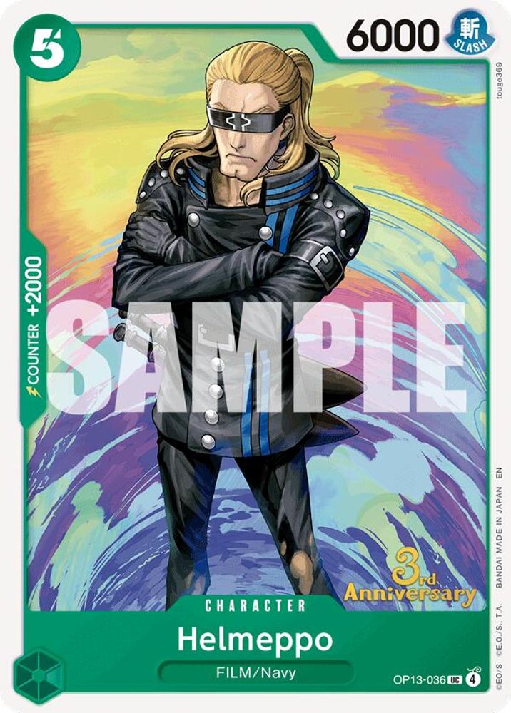 Helmeppo (OP13-036) 3rd Anniversary Tournament Cards