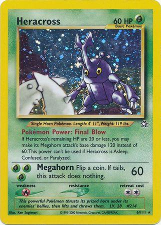 Heracross (6) (Unlimited) Holofoil - Neo Genesis
