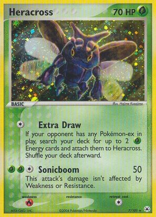Heracross (7) Holofoil - Hidden Legends